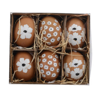 Mélange d'œufs de poule aux œufs de Pâques | 5 pièces