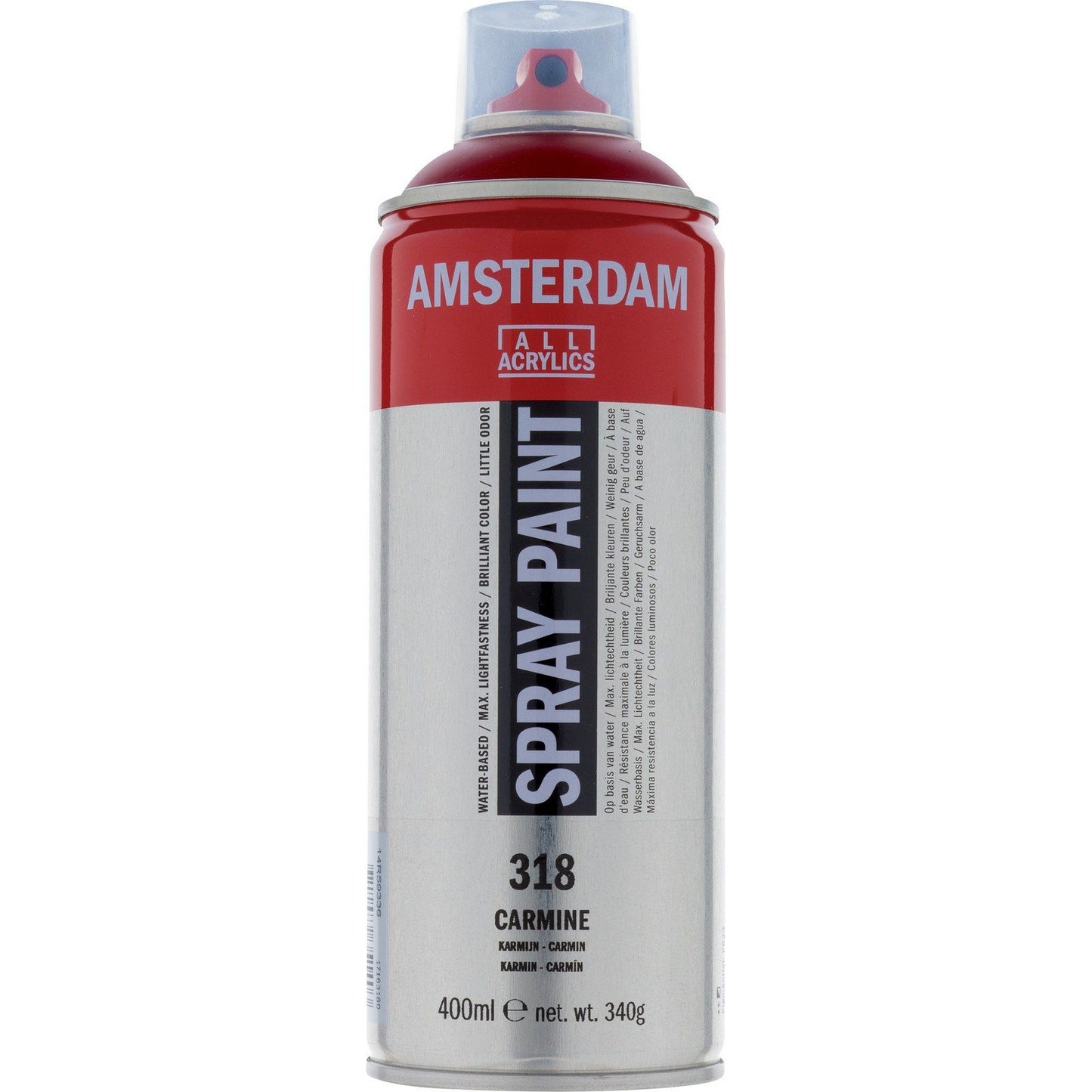 Amsterdam tous acryliques amsterdam • peinture en aérosol carmin 318 400ml