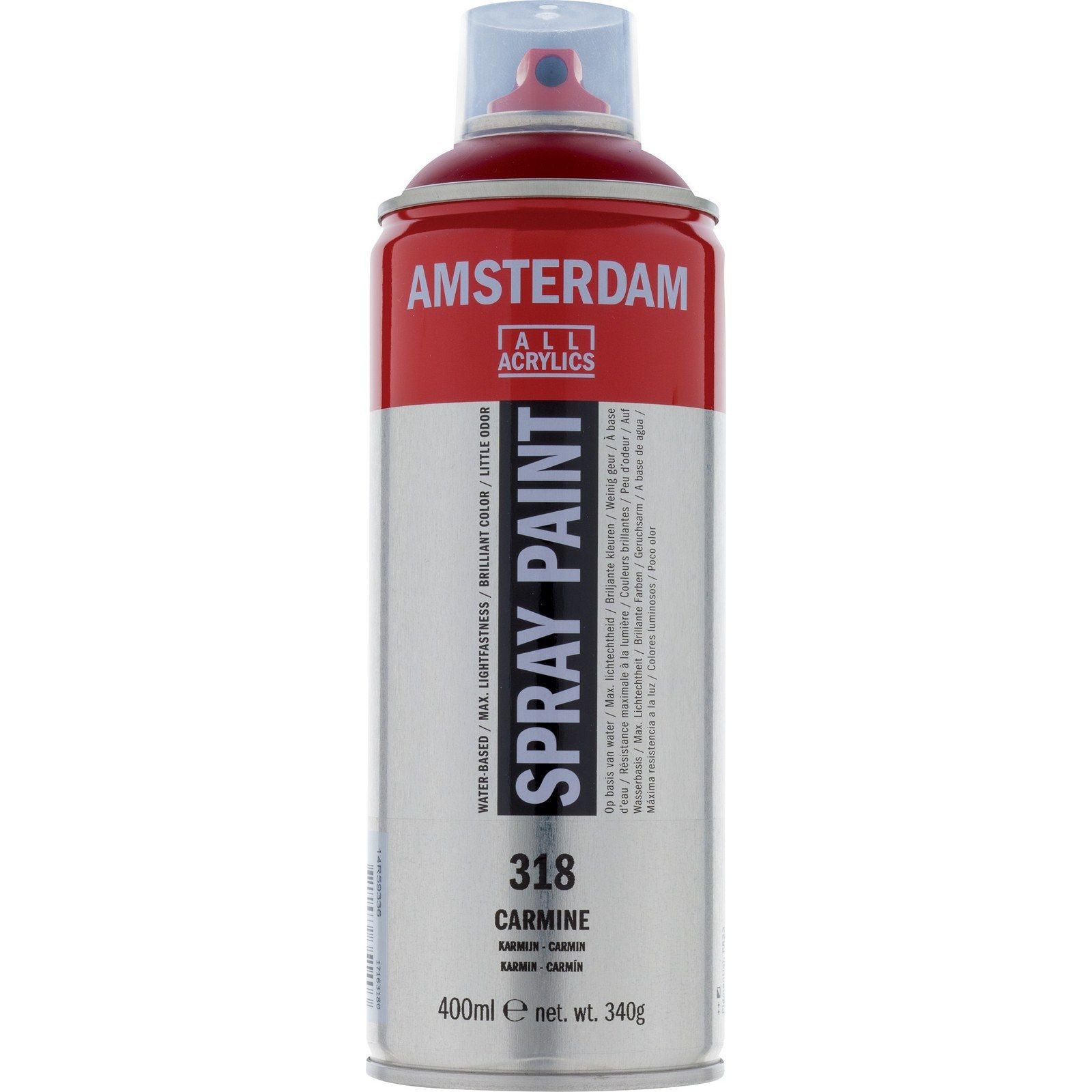 Amsterdam tous acryliques amsterdam • peinture en aérosol carmin 318 400ml