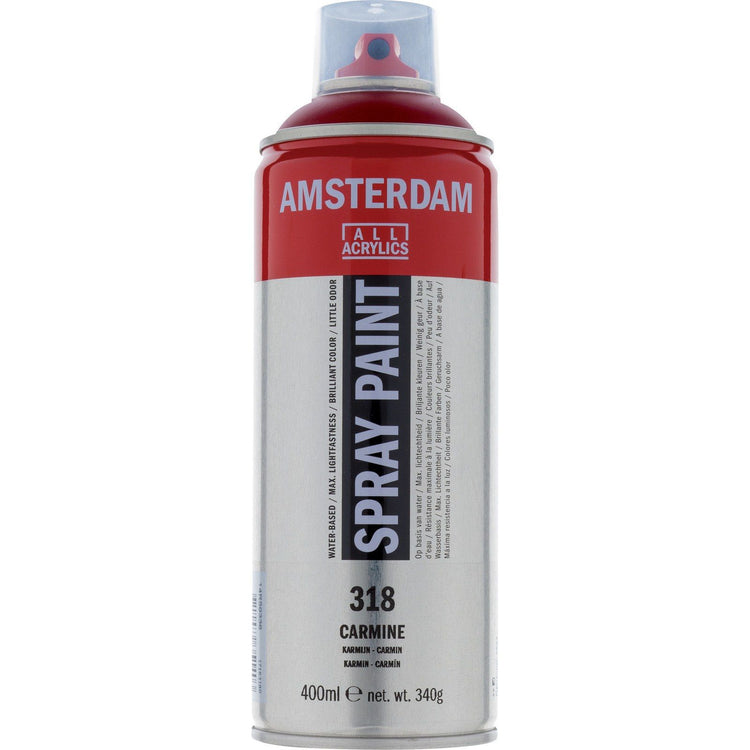 Amsterdam tous acryliques amsterdam • peinture en aérosol carmin 318 400ml