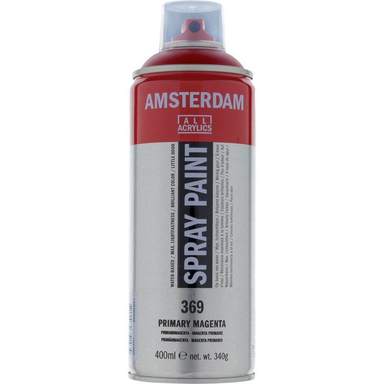 Amsterdam tous acryliques amsterdam • peinture en aérosol magenta primaire 369 400ml