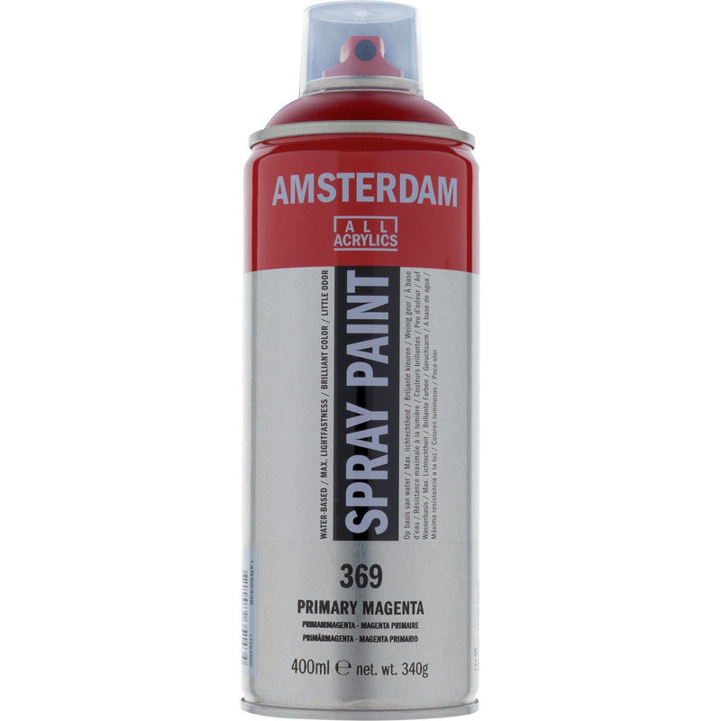 Amsterdam tous acryliques amsterdam • peinture en aérosol magenta primaire 369 400ml