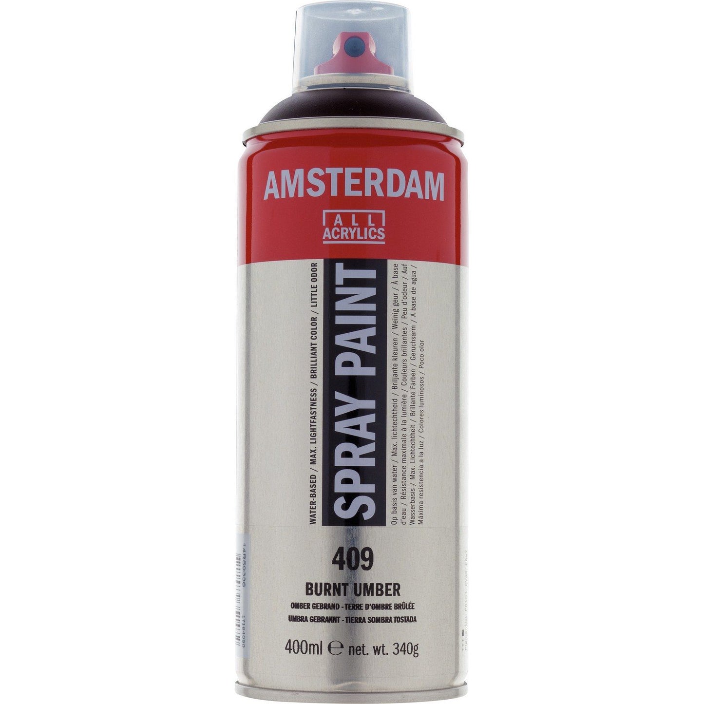 Amsterdam tous acryliques amsterdam • peinture en aérosol terre d'ombre brûlée 409 400ml