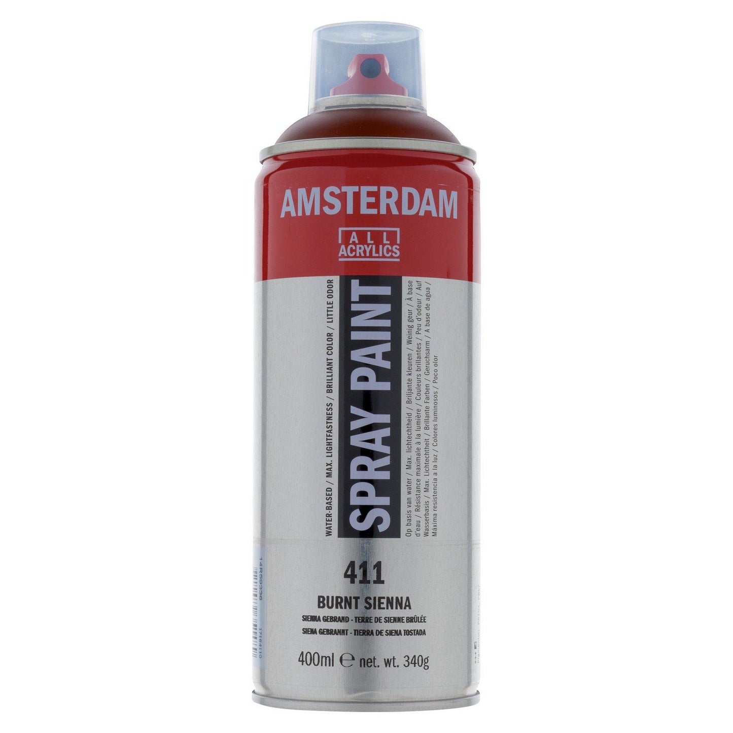 Amsterdam tous acryliques amsterdam • peinture en aérosol sienne brûlée 411 400ml