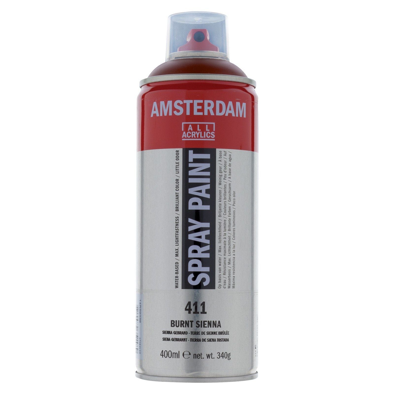 Amsterdam tous acryliques amsterdam • peinture en aérosol sienne brûlée 411 400ml