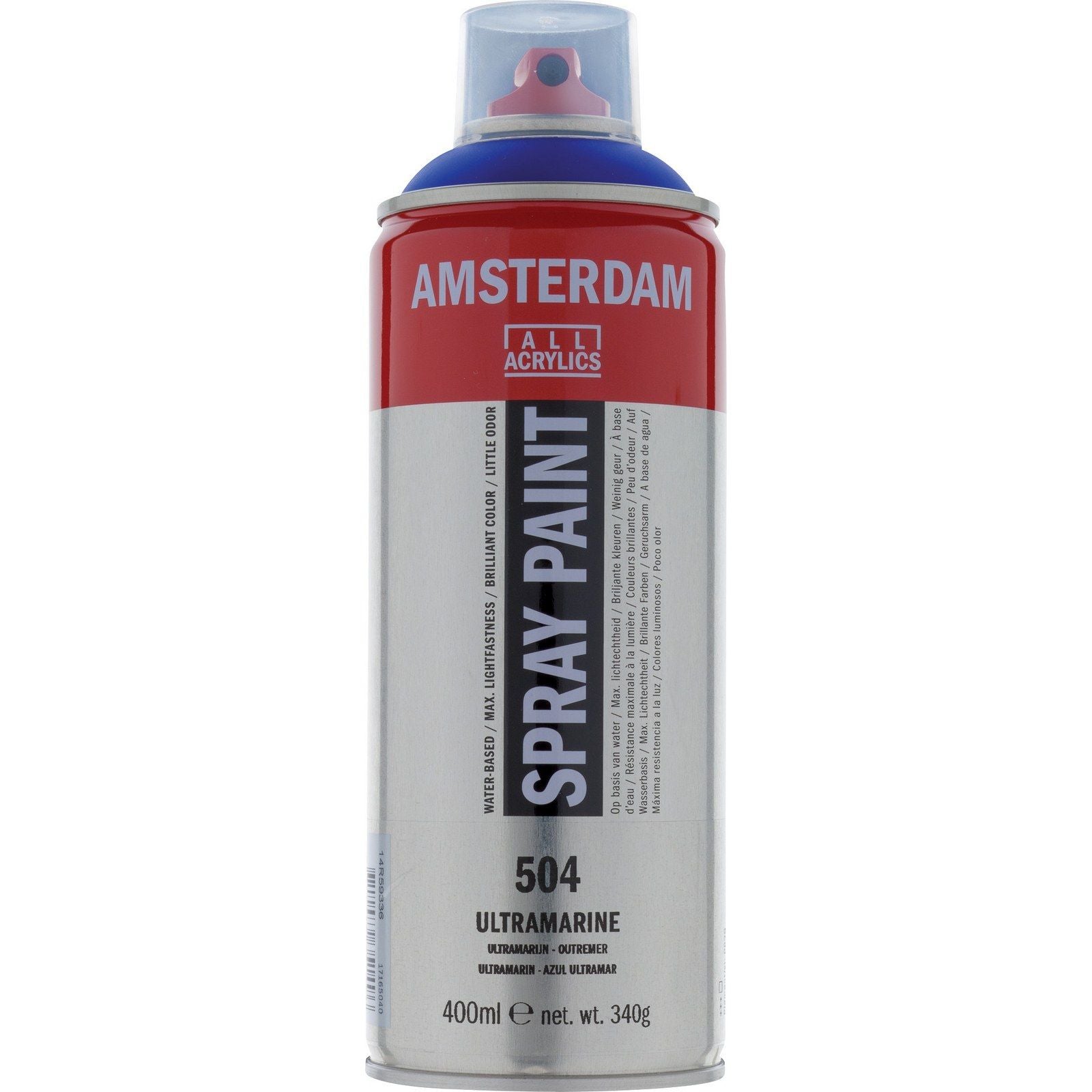 Amsterdam tous acryliques amsterdam • peinture en aérosol outremer 504 400ml