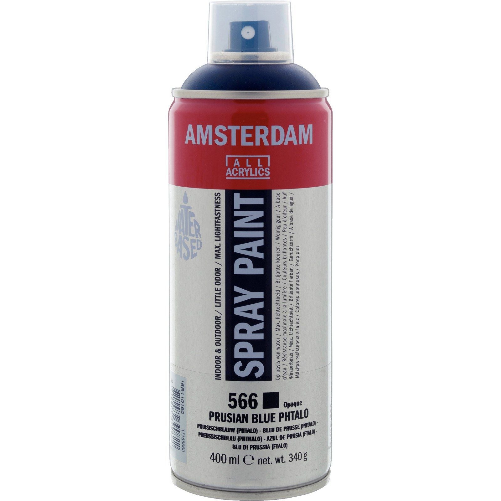 Amsterdam tous acryliques amsterdam • peinture en aérosol bleu de Prusse (phtalo) 566 400ml