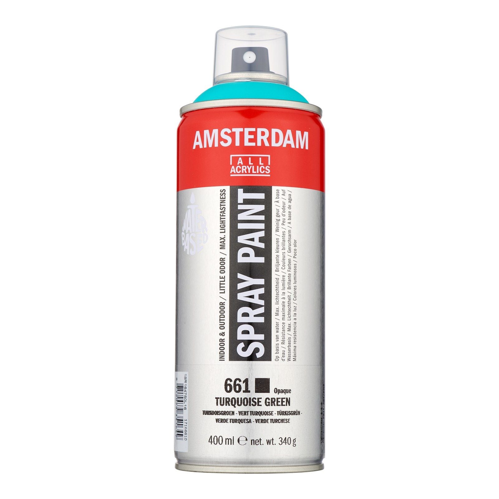 Amsterdam tous acryliques amsterdam • peinture en aérosol vert turquoise 661 400ml