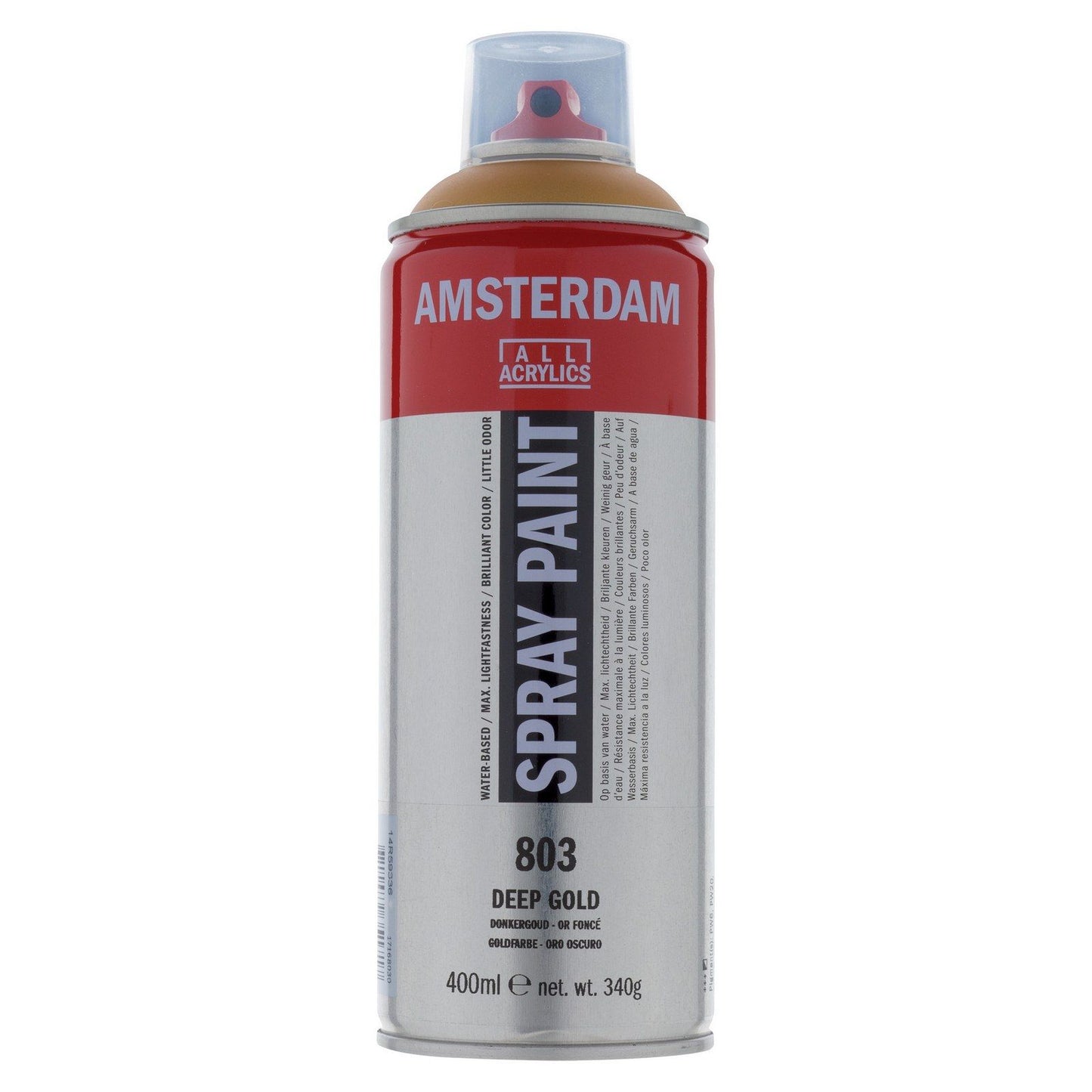 Amsterdam tous acryliques amsterdam • peinture en aérosol or foncé 803 400ml