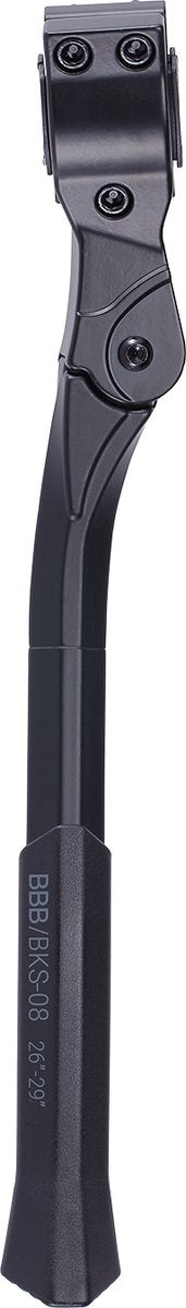Bbb cycling béquille pour vélo 26 - 29 pouces - système de serrage universel - longueur réglable - béquille latérale : vélo électrique, vélo de ville, VTT - support de serrage unikick - bks-08