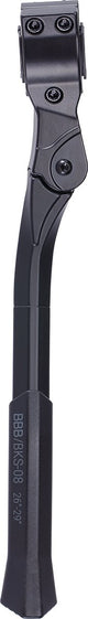 Bbb cycling béquille pour vélo 26 - 29 pouces - système de serrage universel - longueur réglable - béquille latérale : vélo électrique, vélo de ville, VTT - support de serrage unikick - bks-08