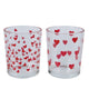 Porte-toilette Glas Hartjes 2 Assorti
