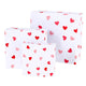 Ensemble papier de boîte cadeau de 3 rouge blanc