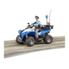 Bruder Bworld Police Quad avec policier et accessoires