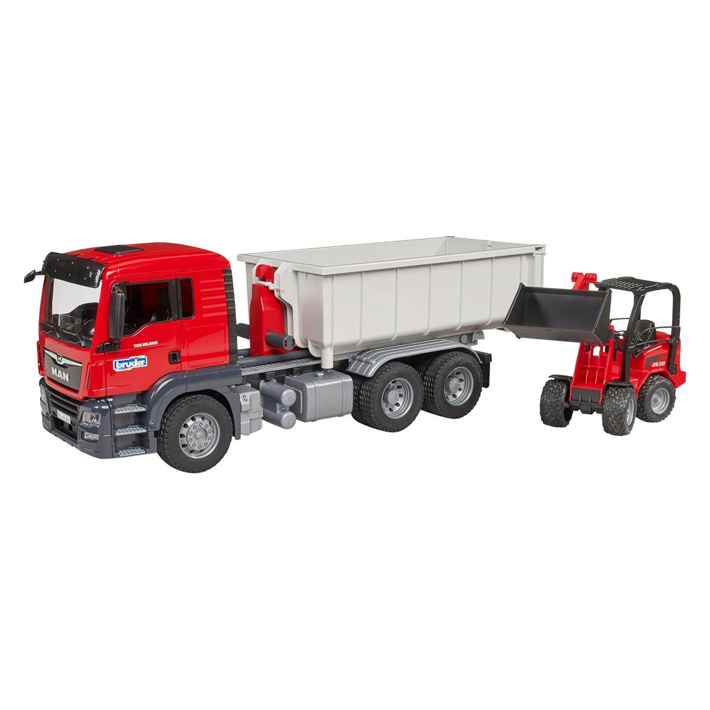 Bruder Man Tgs avec Rolntainer et Schäffer Compact Dother