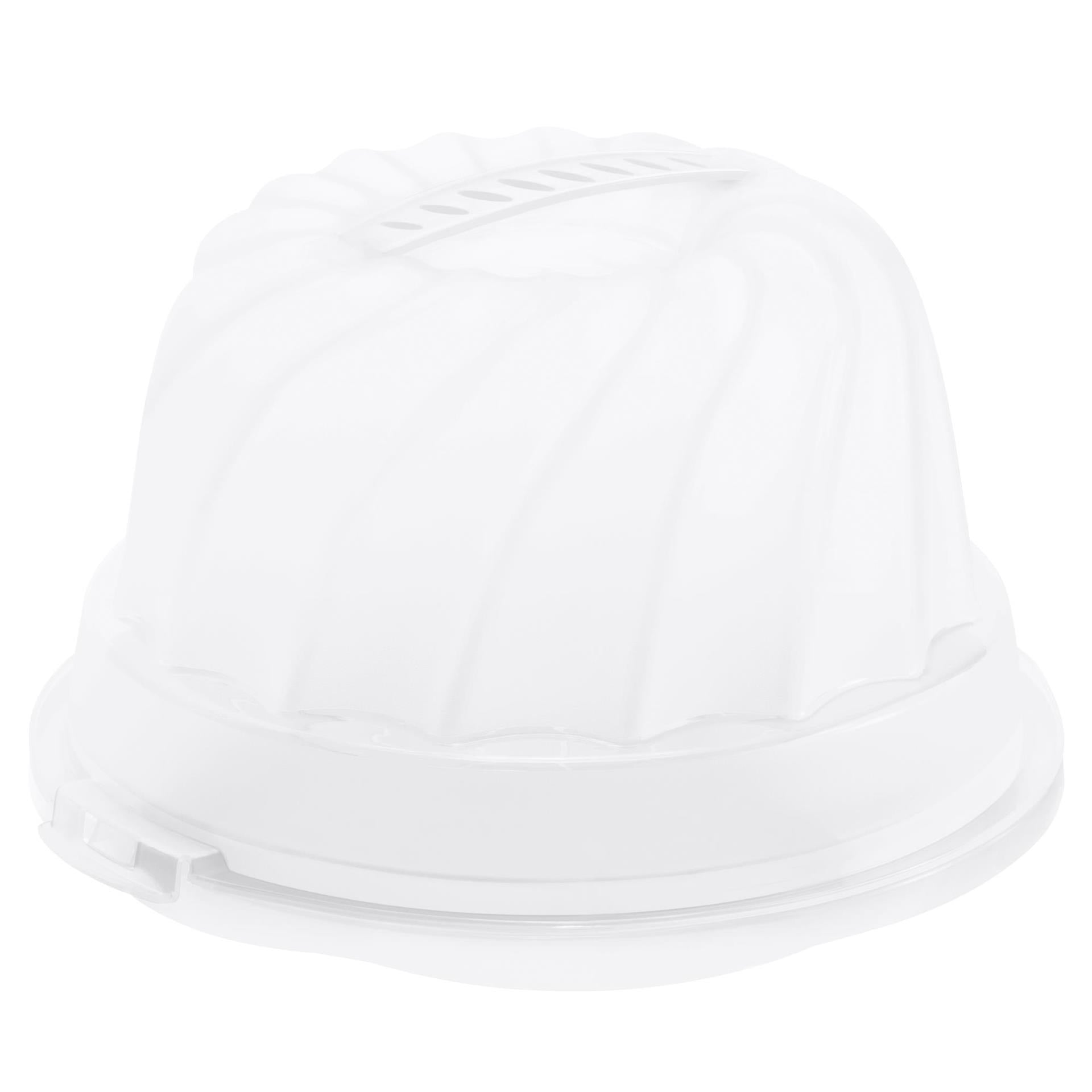Rotho fraîchement gâteau turban 30,5 cm blanc transparent