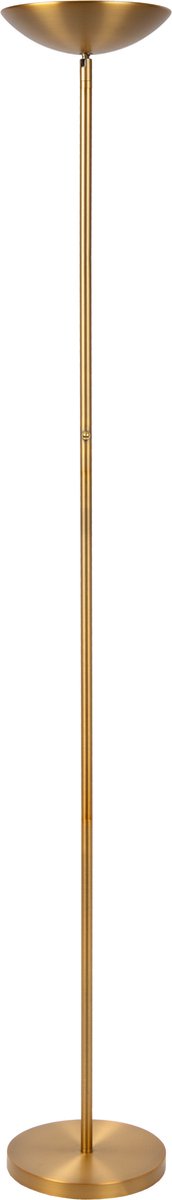 Lucide zenith - lampadaire - ø 25,4 cm - LED dimmable - 1x20w 3000k - laiton doré mat