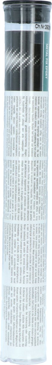 Womi Agent de réparation Metal Fix Epoxy W213 – 114 g gris – Réparation de métal solide – Formule époxy 2K – Résultat résistant à l'usure