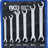 Bgs technic jeu de clés à double anneau ouvertes sw 8 x 9 - 18 x 19 mm 6 pcs.
