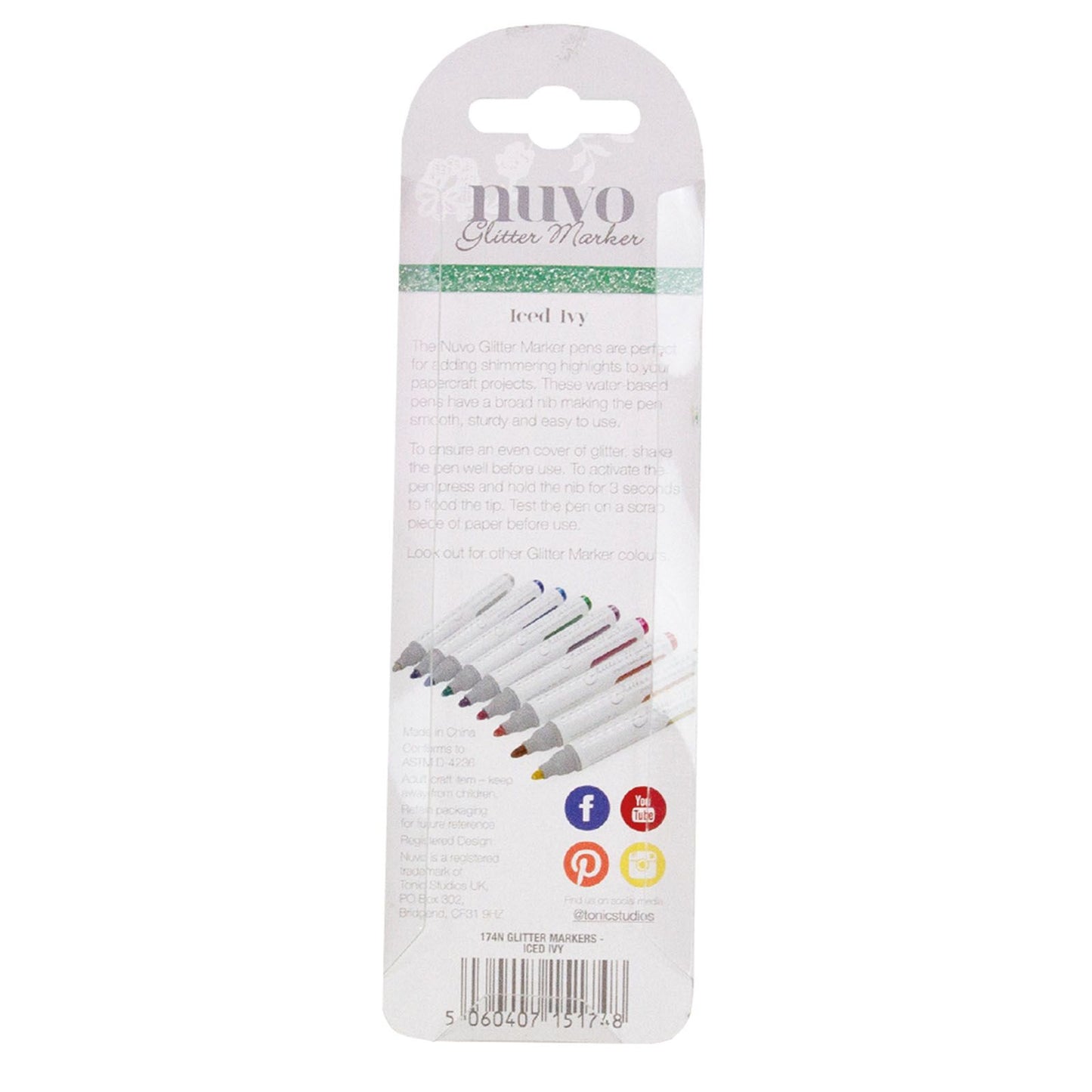 Nuvo par Tonic Studios nuvo • marqueur pailleté lierre glacé