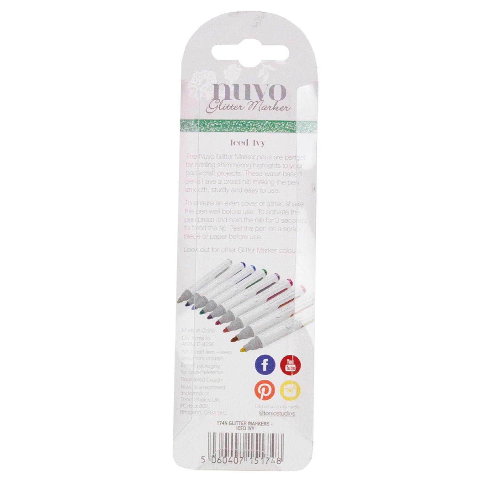 Nuvo par Tonic Studios nuvo • marqueur pailleté lierre glacé