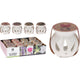 Brûleur à huile de style maison avec cire parfumée