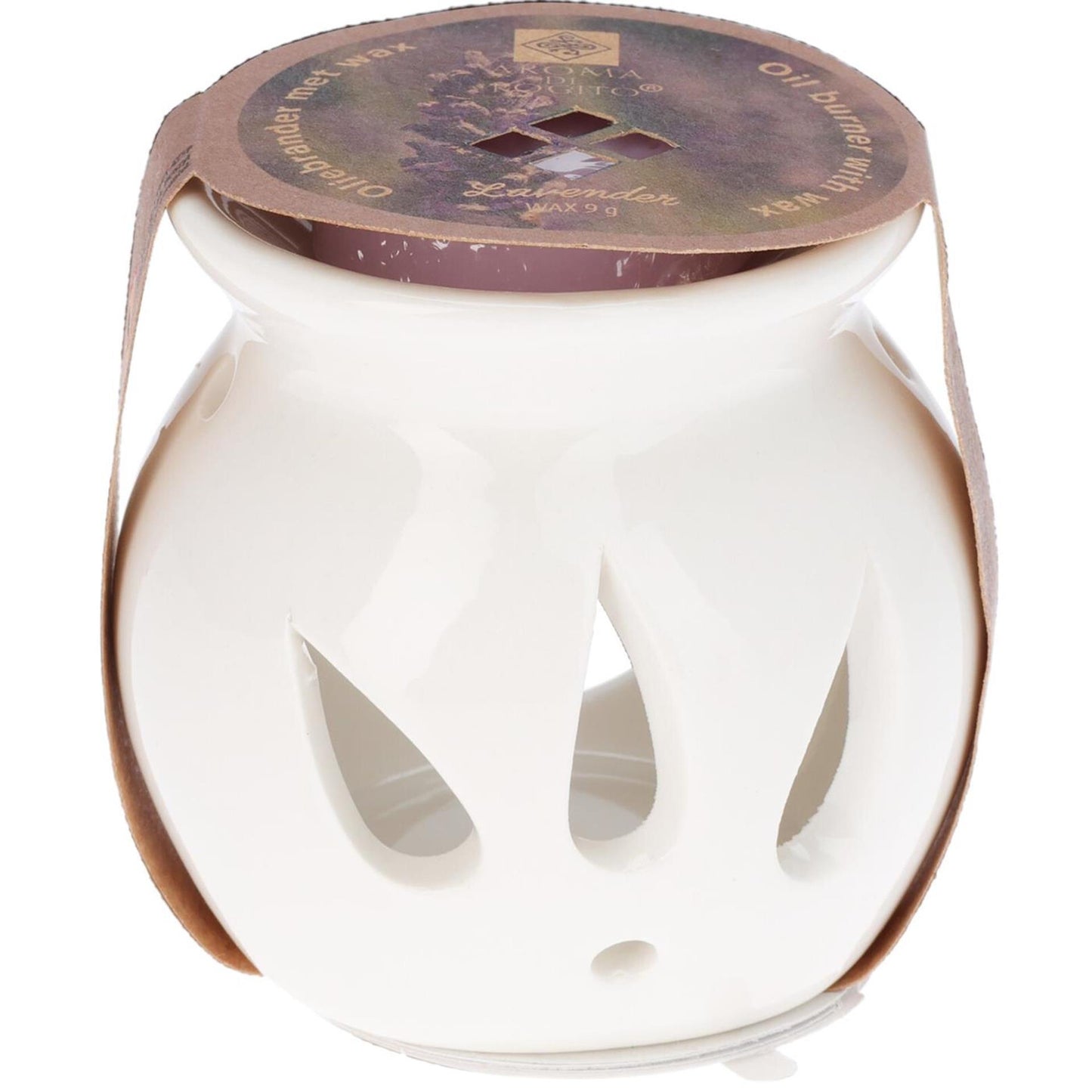 Brûleur à huile de style maison avec cire parfumée