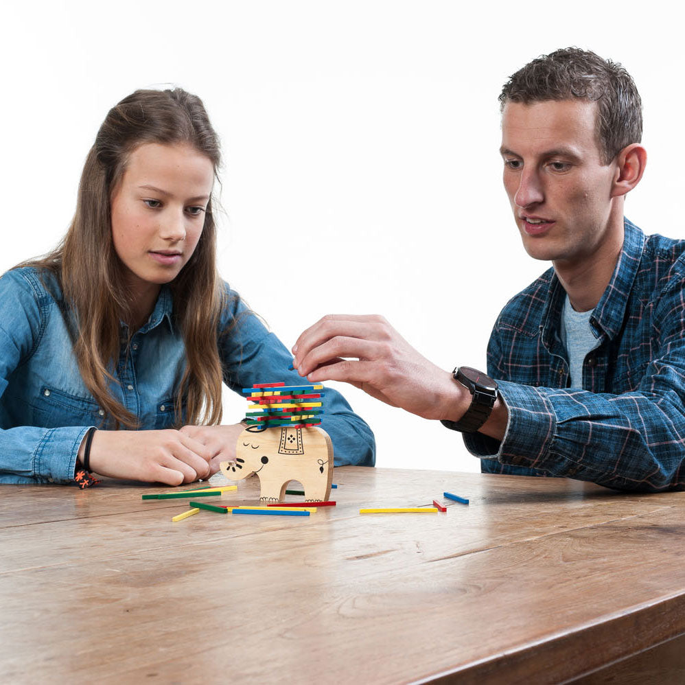 Jeu d’équilibre en bois éléphant