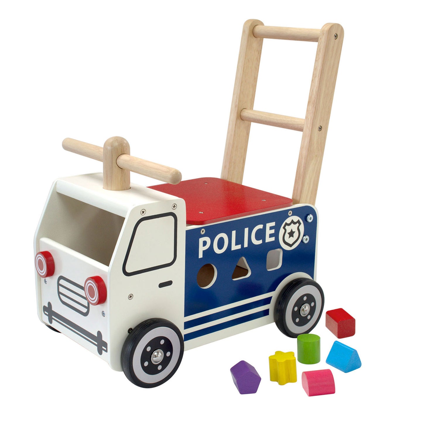 Je suis la police de la voiture de poussée des jouets