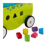 Je suis des jouets Walk poussant Wagen Dino - afbeelding 3