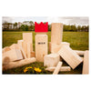 Kubb Original Rubberhout avec Red King