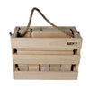 Kubb dans la boîte en bois