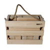 Kubb dans la boîte en bois