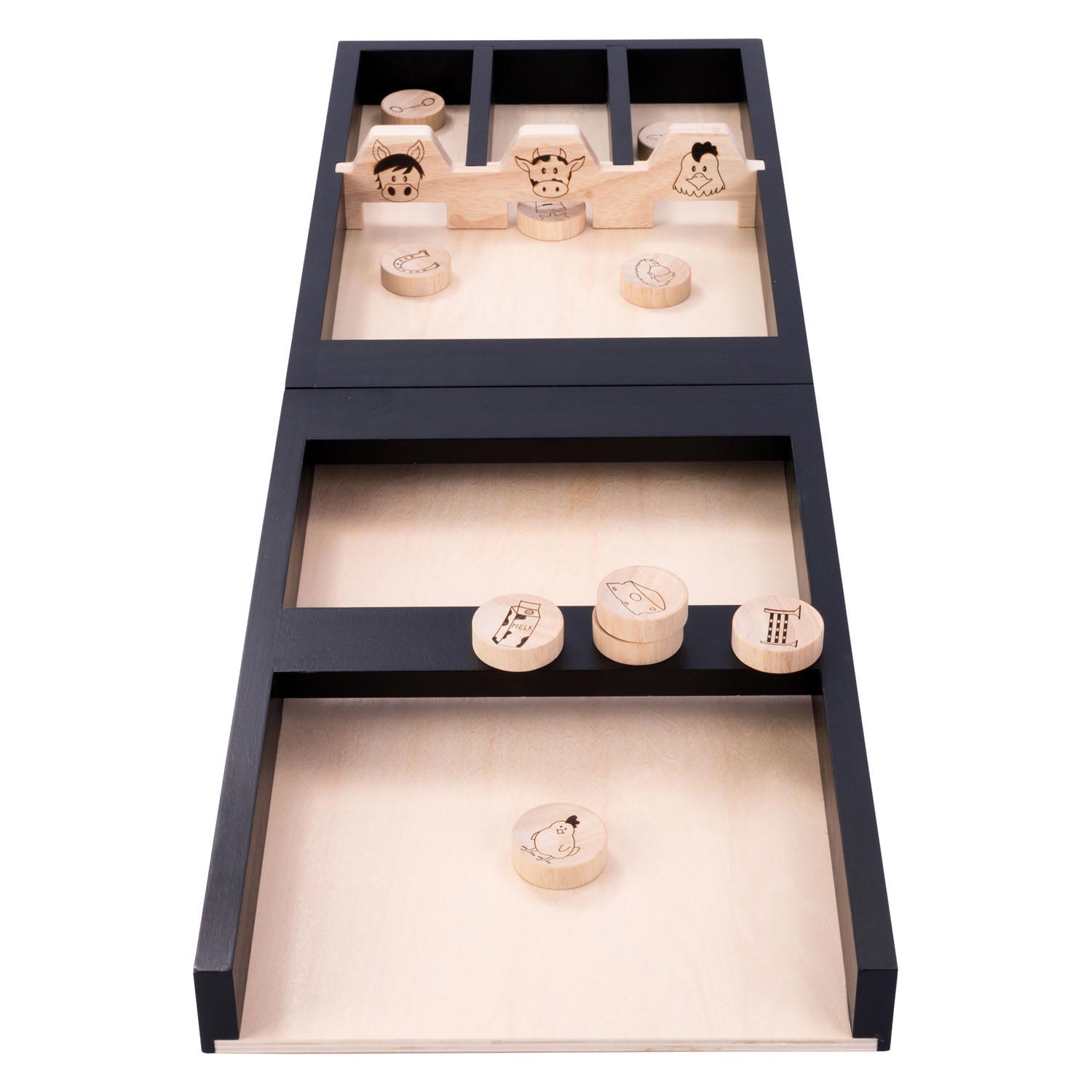 Animaux de paletterie pour enfants en bois, 80 cm