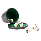 Tasse de poker avec couvercle et dés - afbeelding 3