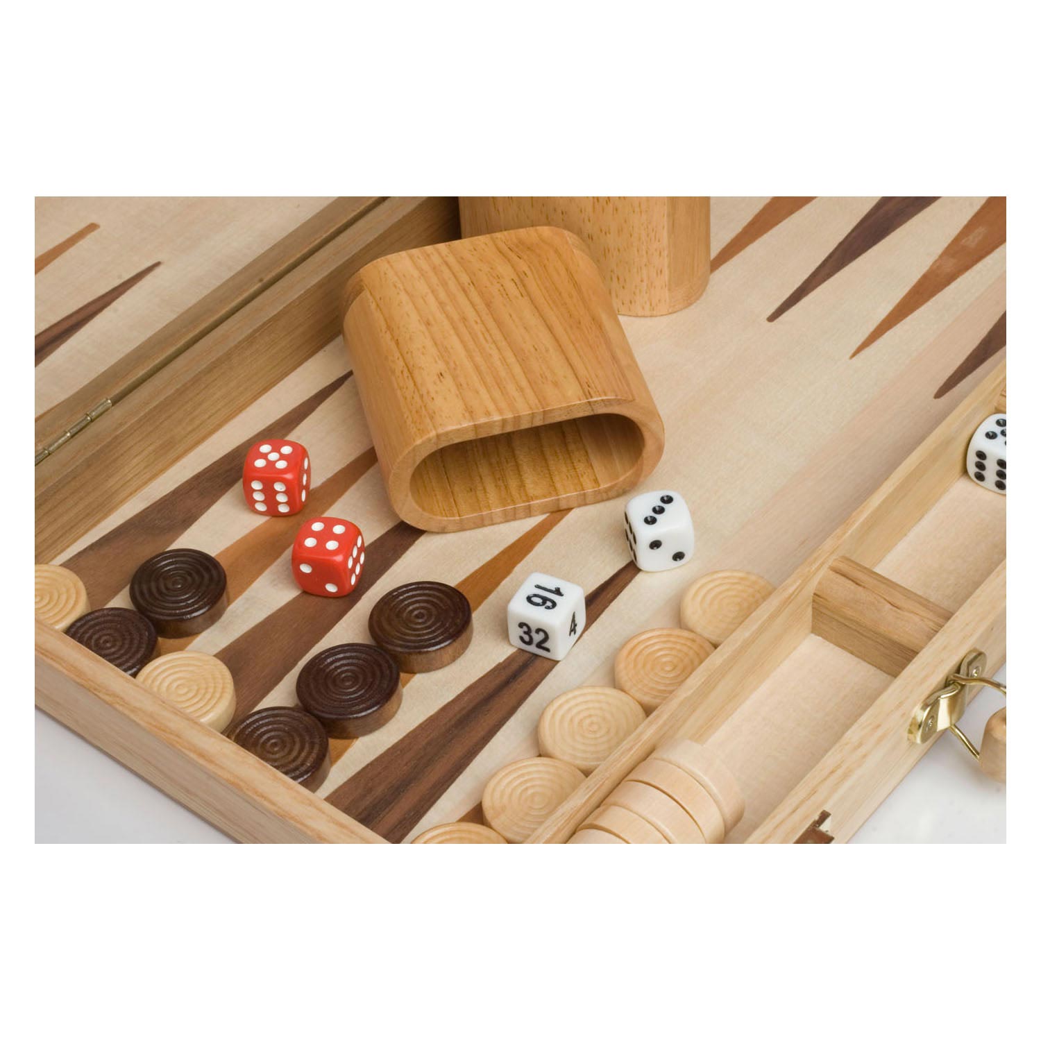 Bornière Backgammon Brown 48 x 38 cm