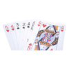 Cartes à jouer long champ plastisé