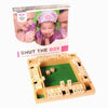 Fermez la boîte Houten Dice Game, 4 joueurs