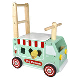 I'm Toy Loop Push Wagon Ijskar Junior Mintgroen - afbeelding 1
