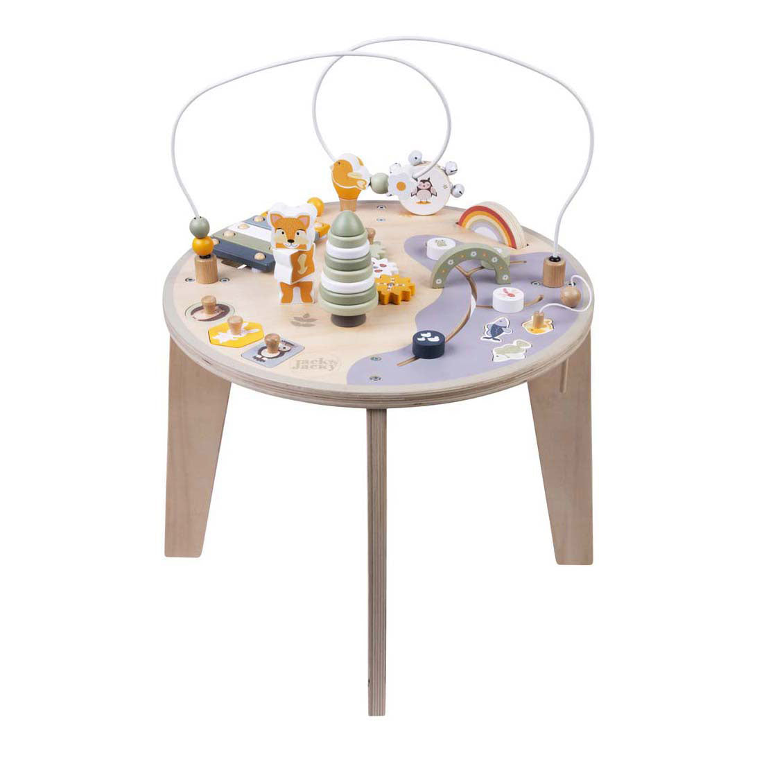 Activités en bois jouant une table Jack Jacky
