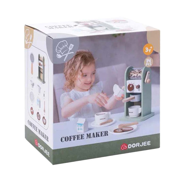 Cafetière de Dorjee Green à la menthe junior en bois