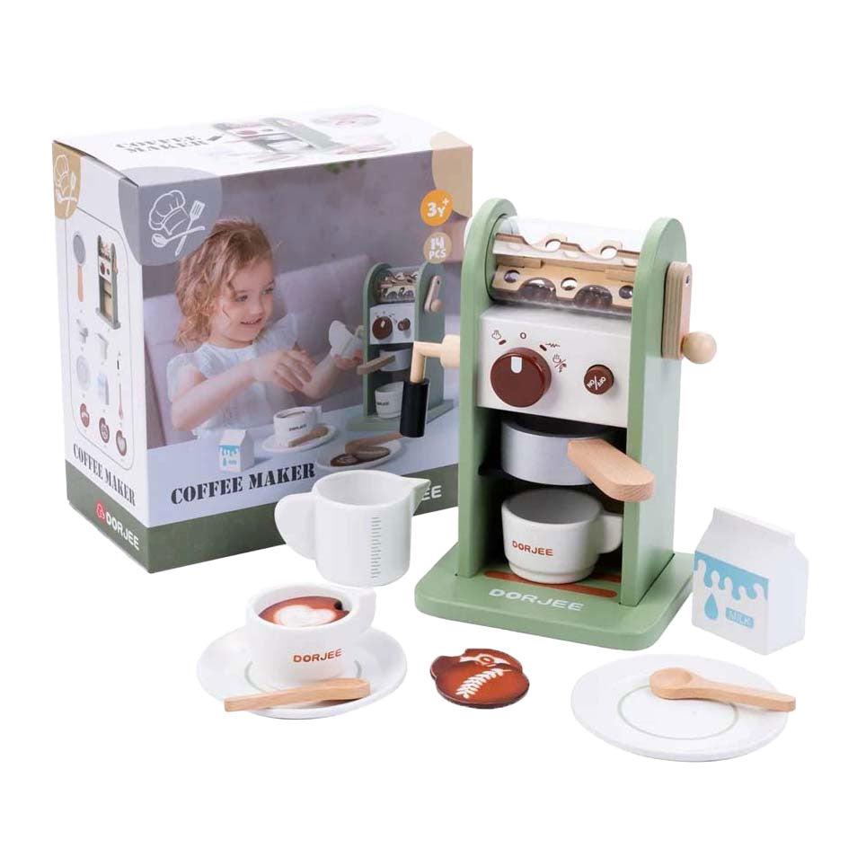 Cafetière de Dorjee Green à la menthe junior en bois