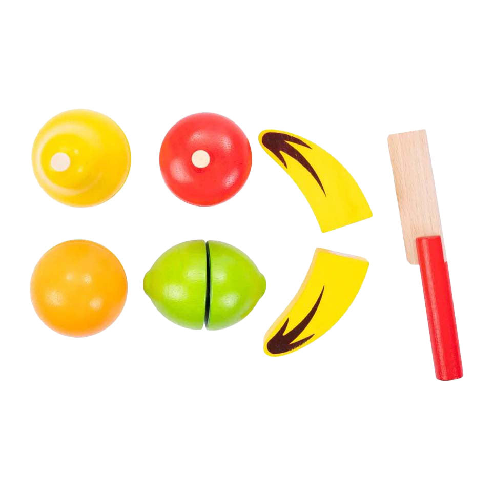 Set de coupe de fruits en bois