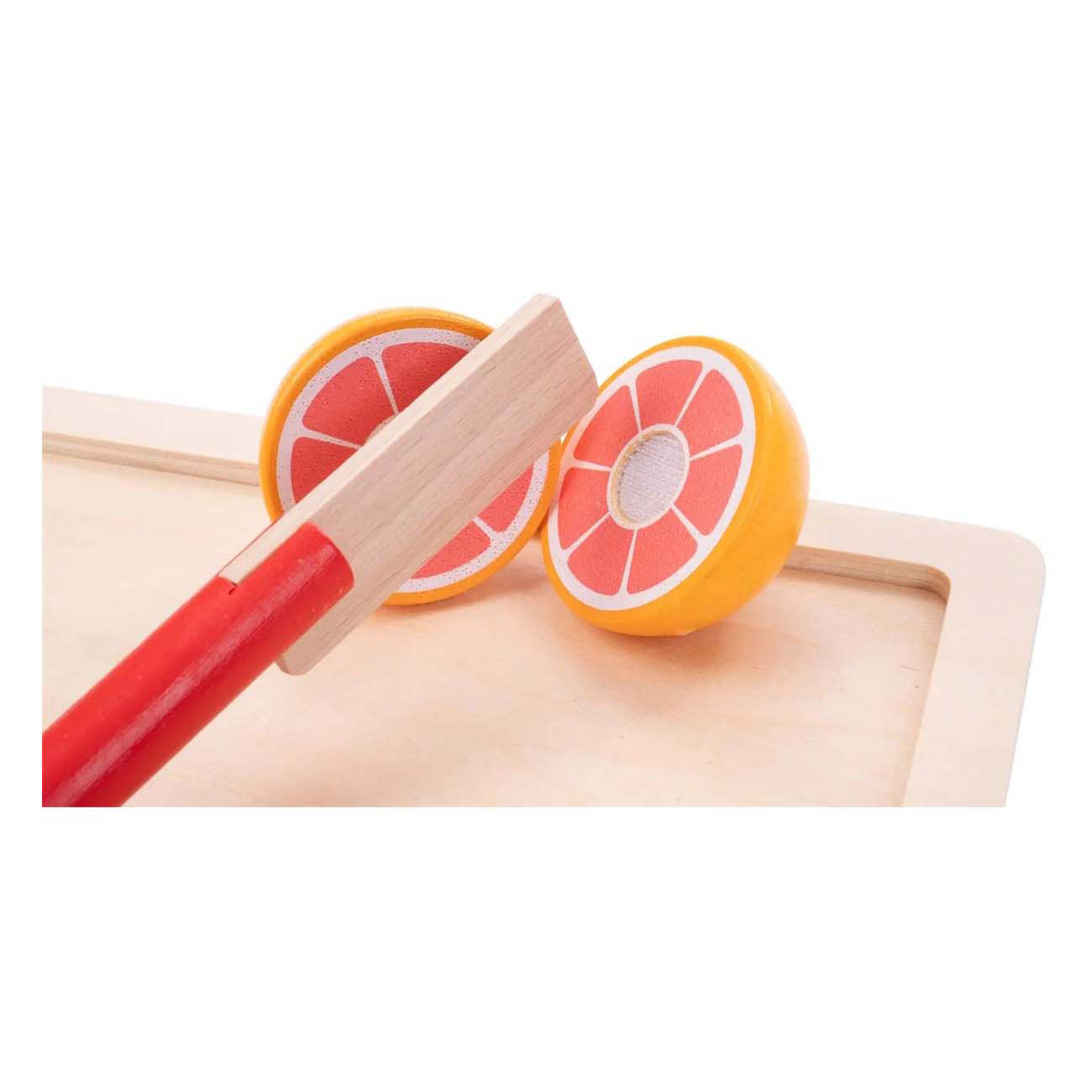 Set de coupe de fruits en bois