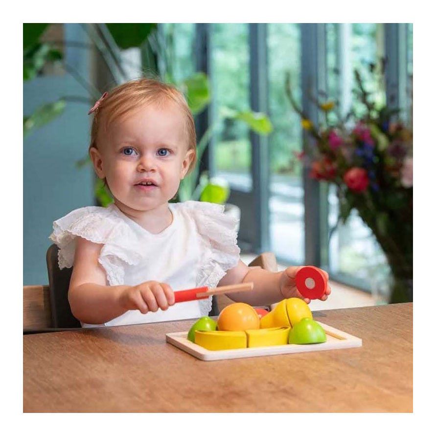 Set de coupe de fruits en bois