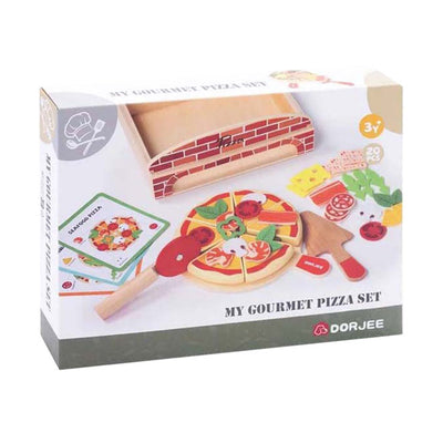 Service à pizza gastronomique en bois, 20 pièces