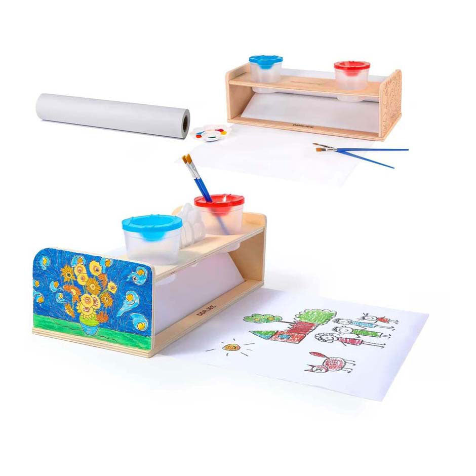 Porte-rouleau de papier en bois