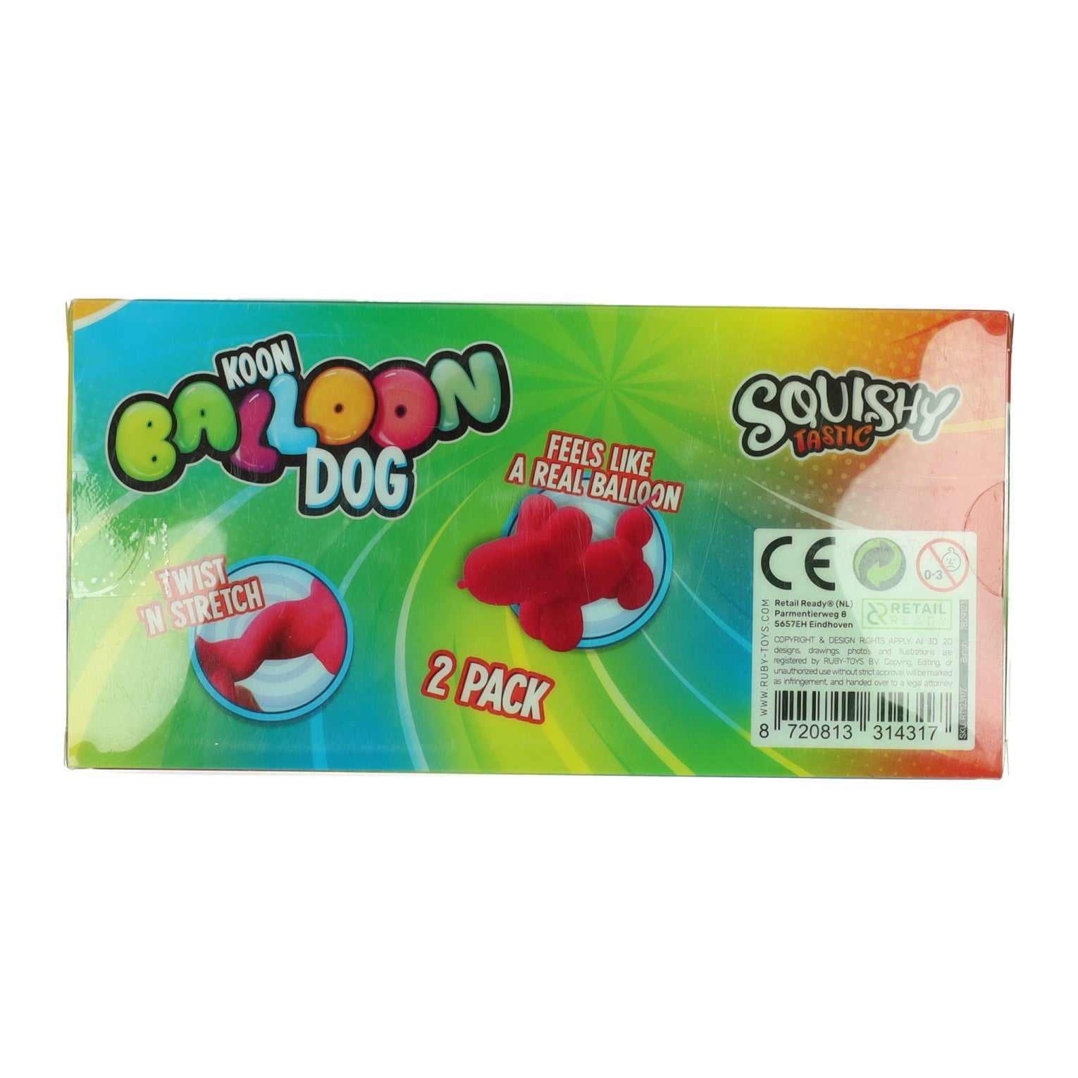 Chiens squishy ballon Koon - 2 pcs