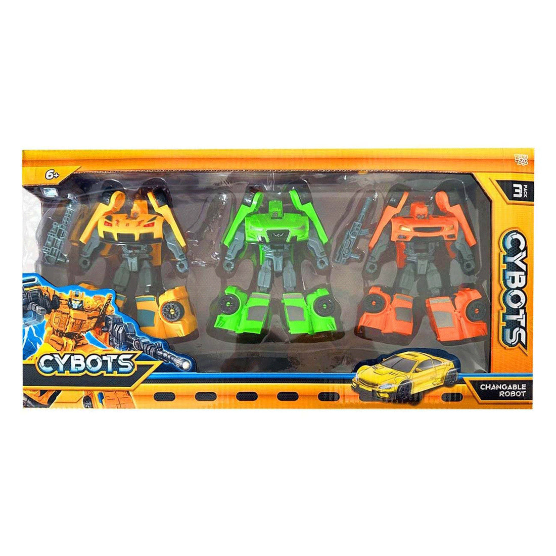 Pack de 3 transformations triples Cybots