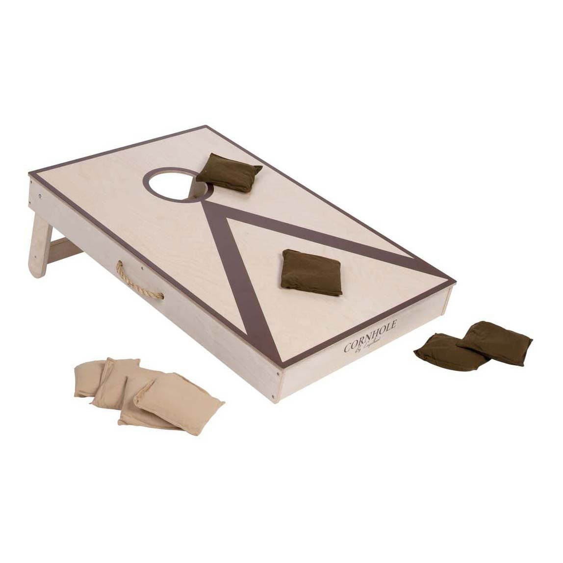 Jeu de lancer simple Cornhole 90x60cm - 2x4 sachets